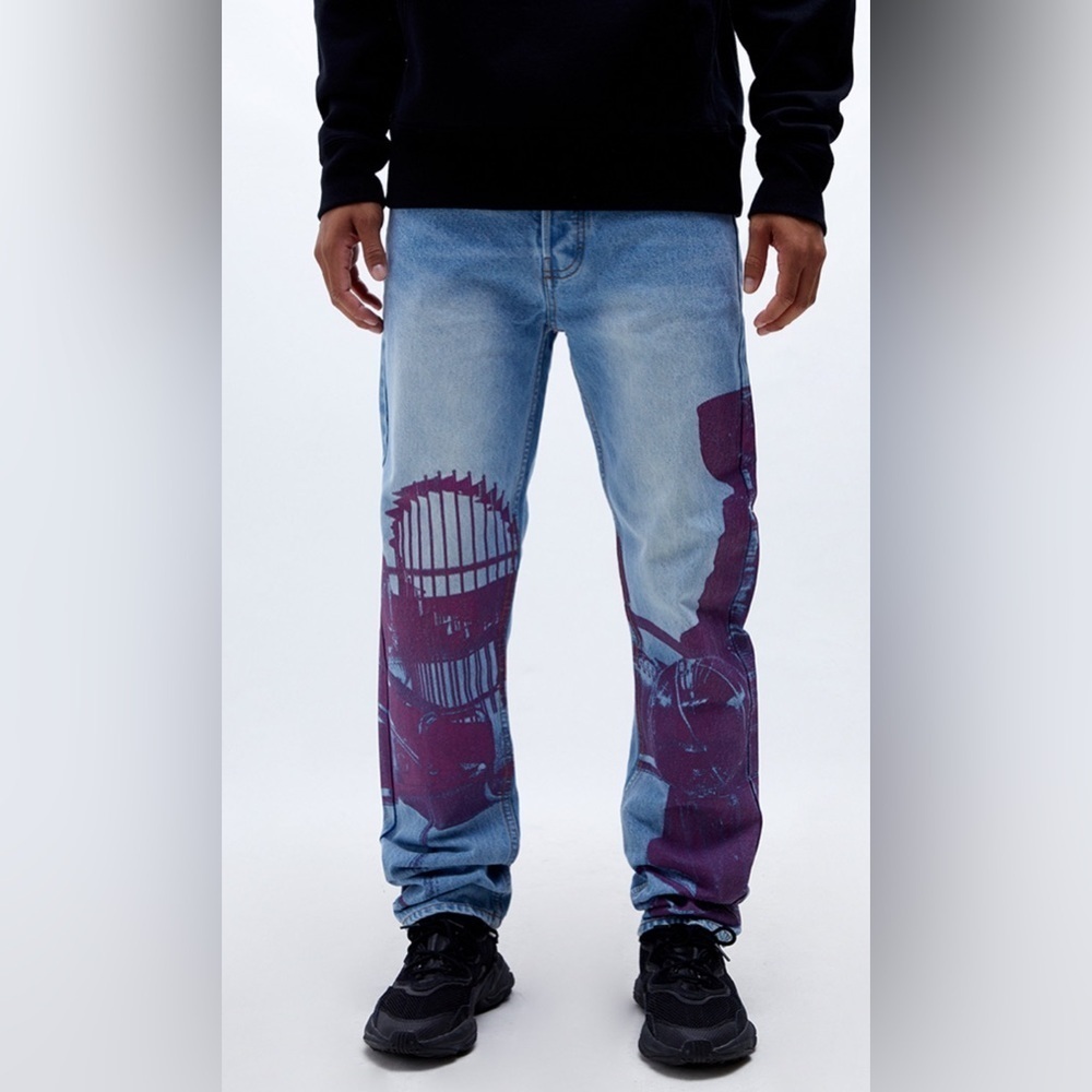 NWT Rokit Hardware Print Jeans Size‎ 30 x 32